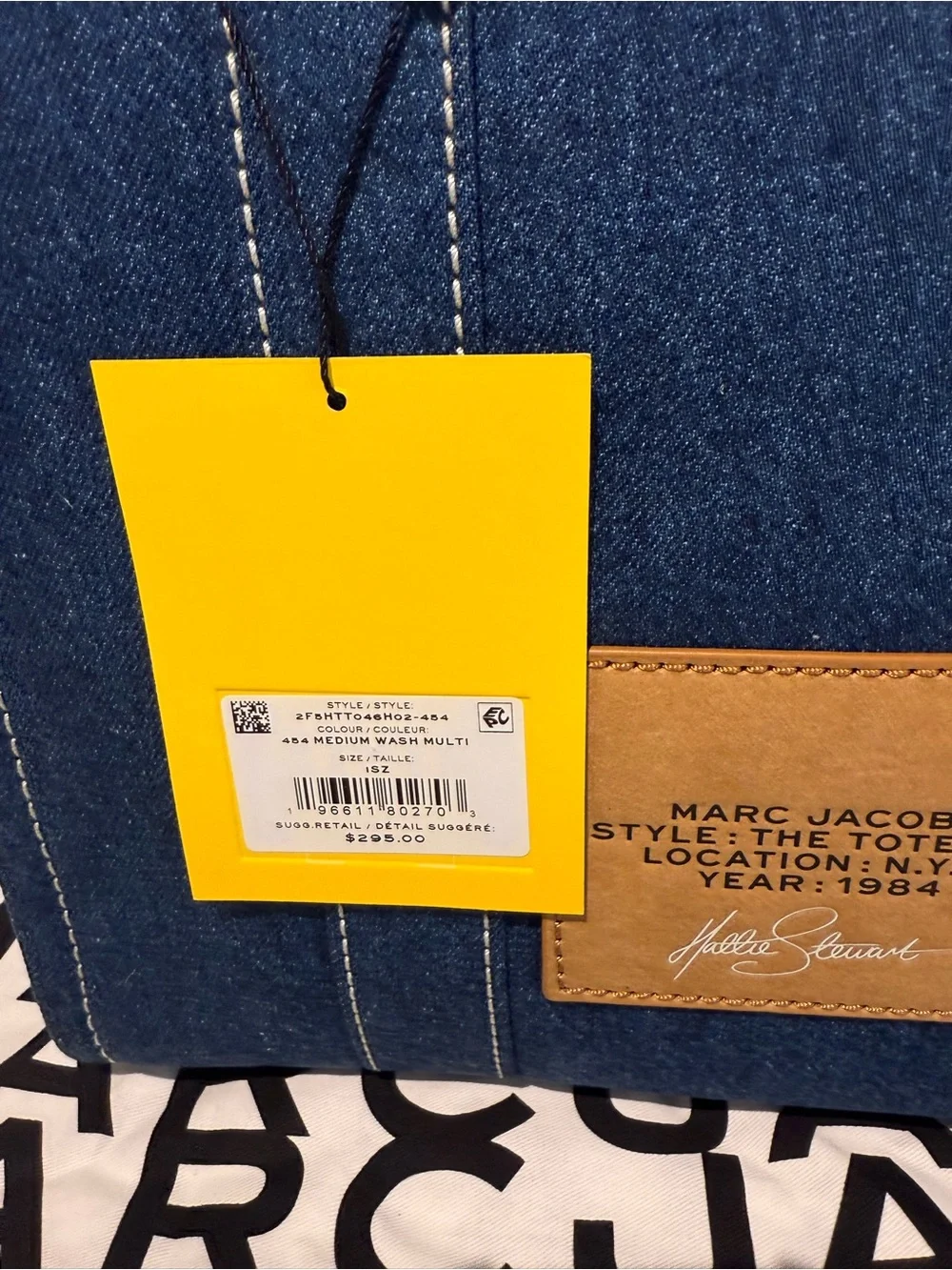 NWT Marc Jacobs medium joy the tote bag - Picture 4 of 8